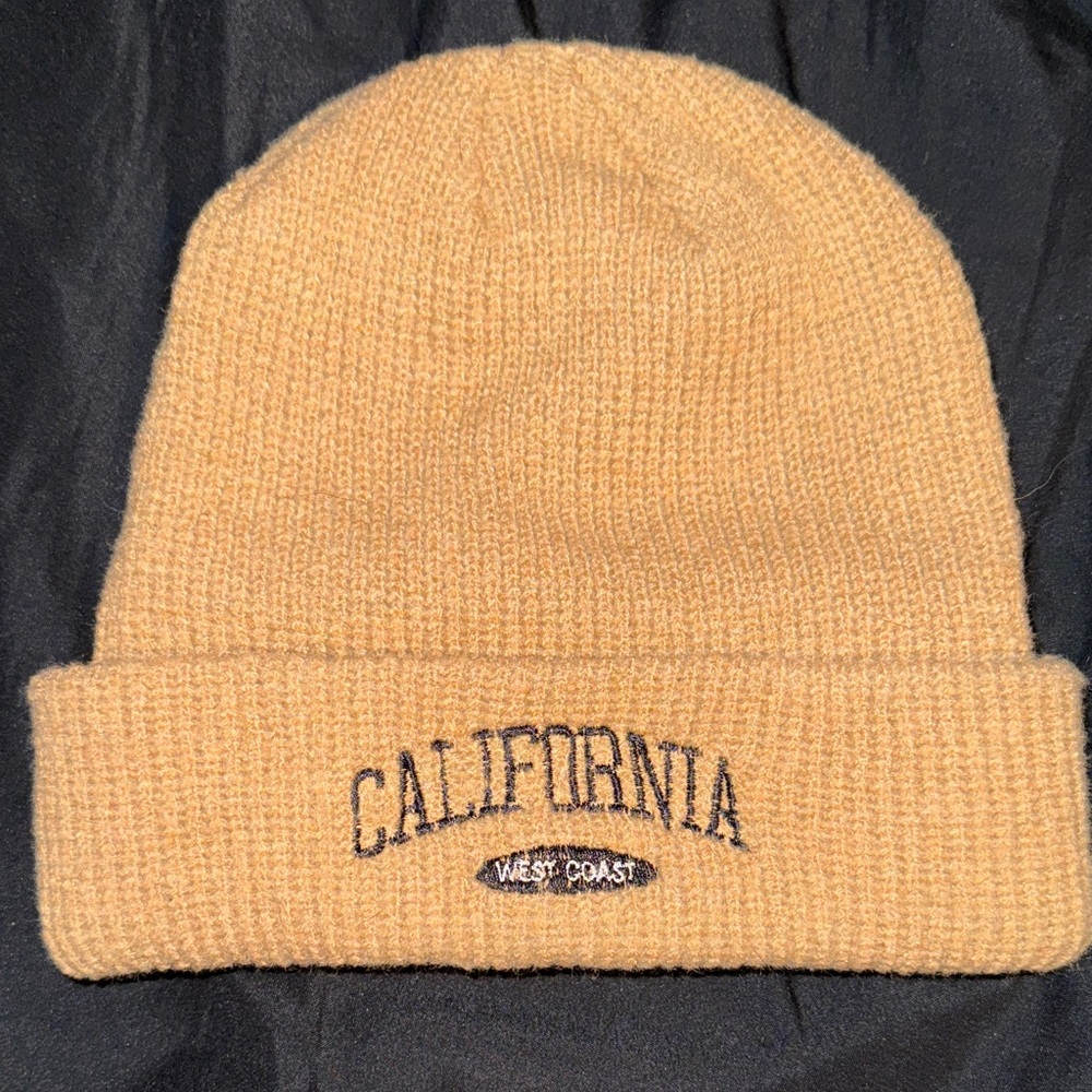 Tan Cali Beanie